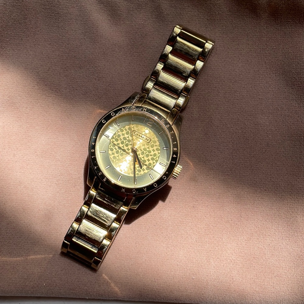 Coach women’s watch , gold , watch